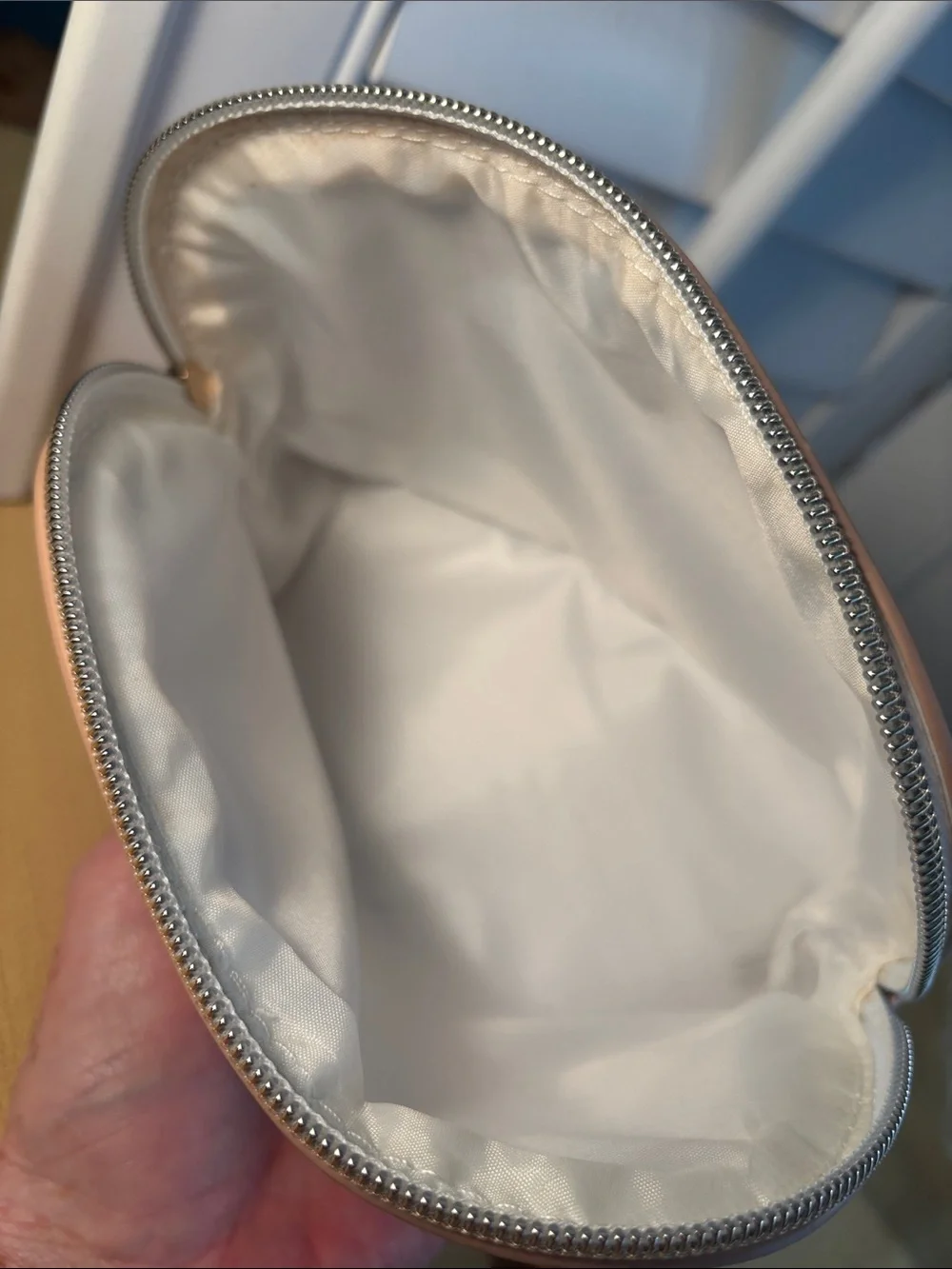 Pandora Pale Pink Hearts Cosmetic Bag Rose Gold Hardware NWOT